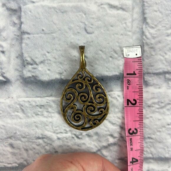 Premier Designs Antique Gold Necklace with Magnetic Statement Pieces Bundle - Picture 2 of 16